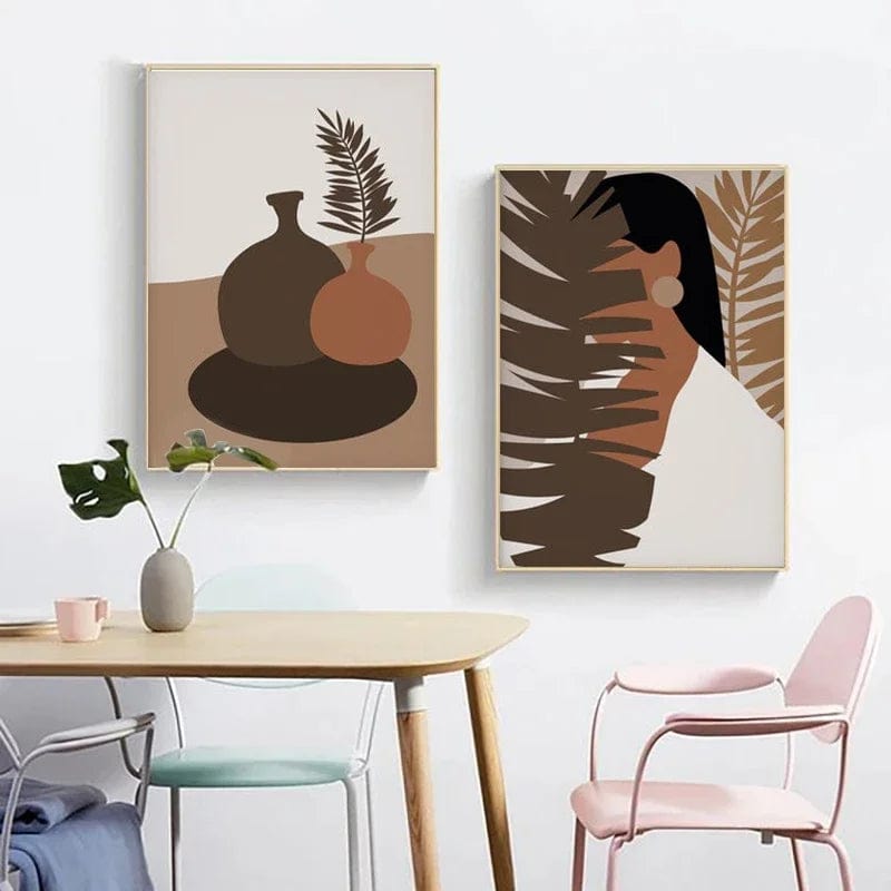 Canvanation Affiche Minimaliste Femme Africaine