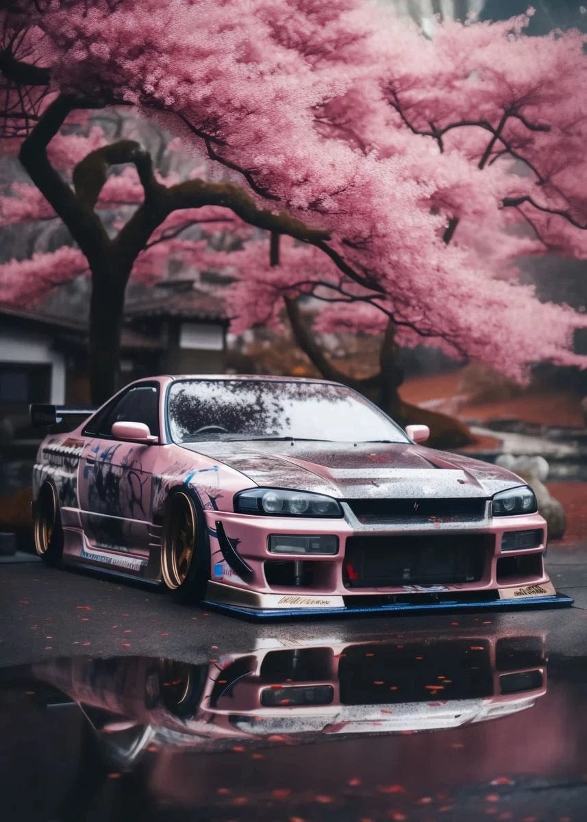 Canvanation 8 / 30x40cm Affiche Voiture Retro Nissan Skyline GTR