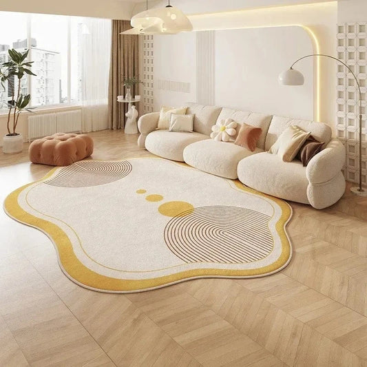 Canvanation WR1659-YD-A / 200x250cm(6.5x8.1ft) Tapis Forme Géométrique Ultra Doux  – Style moderne et polyvalent