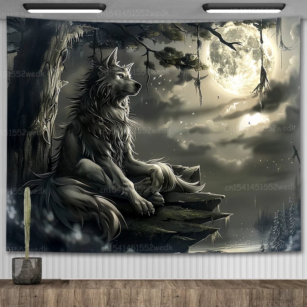 Canvanation BGT8561 / 200X150CM Tapisserie - loup