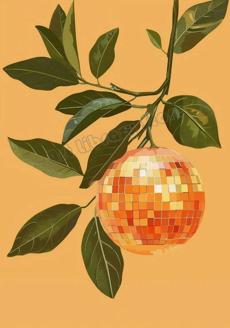 Canvanation 30X45cm / 9 Affiche Fruits Retro