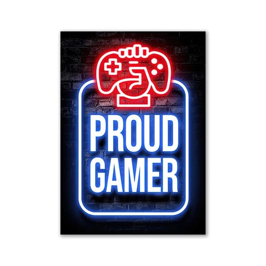 Canvanation Pattern17 / 30x40cm Affiche Chambre Gaming Zone