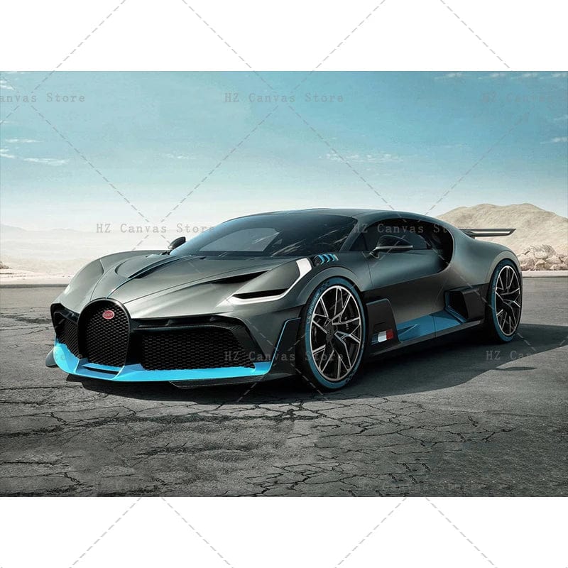 Canvanation 80X120cm / 10 Affiche Voiture De Luxe Bugatti Sport