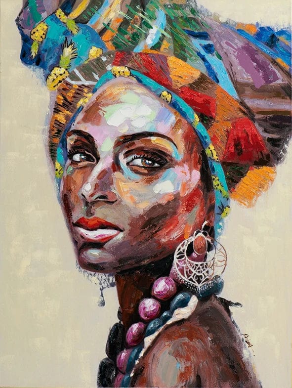 Canvanation PC 20306 / 30x40cm Affiche Portrait Femme Africaine