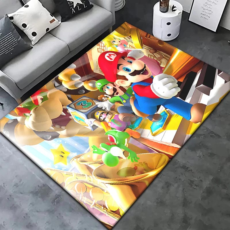 Canvanation model2 / 40x60cm(15x23 in) Tapis De Chambre - Super Mario Game HD