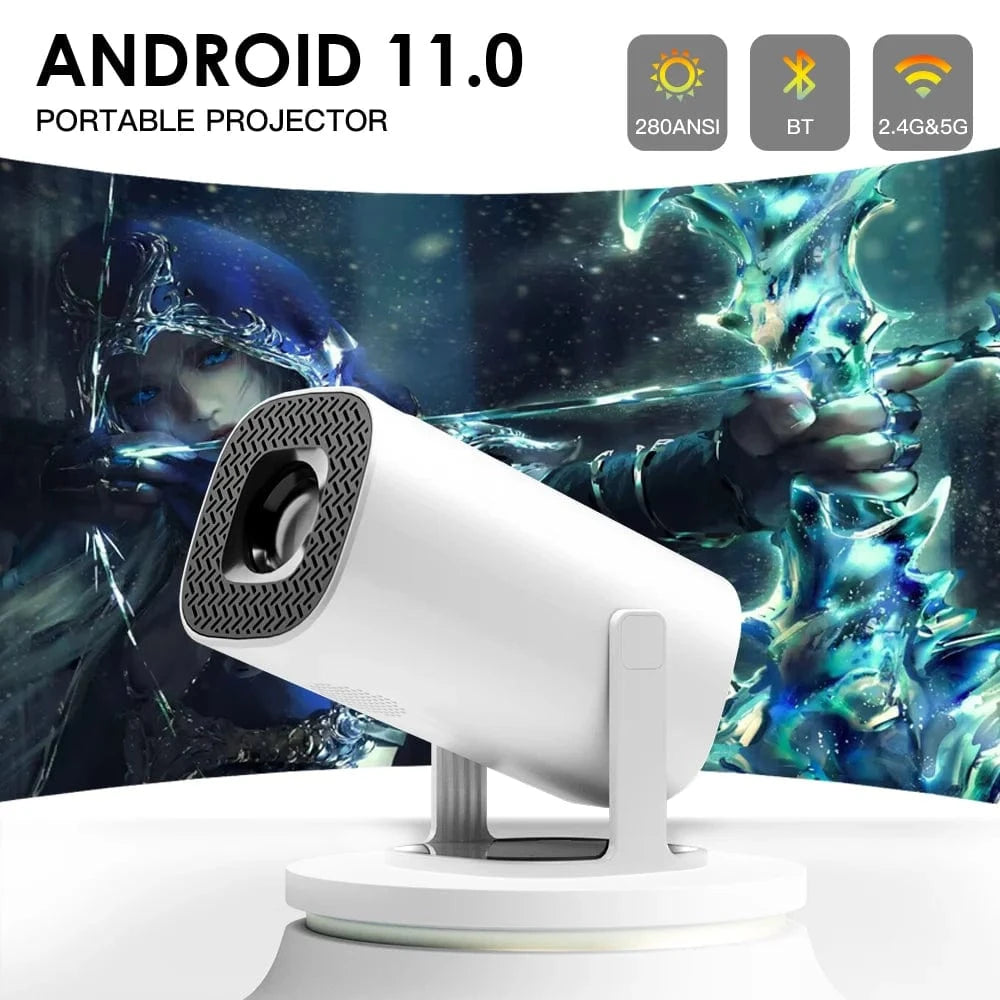 Canvanation Blanc / Prise EU Projecteur Cinéma P30 Smart Mini
