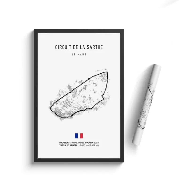 Canvanation 6 / 50x70cm Affiche Circuit Formule 1
