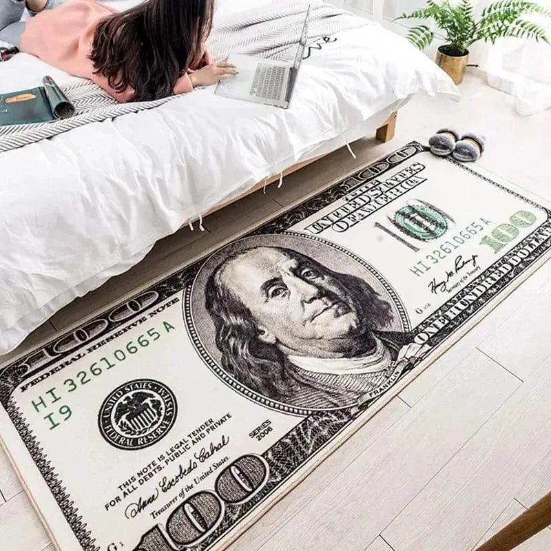 Canvanation 01 / 50x80cm 20x32inch Tapis De Chambre - Billet Dollar USA