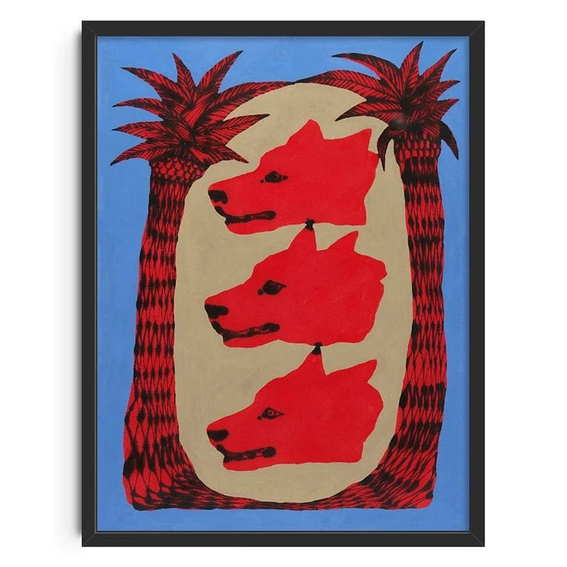 Canvanation F0067-21 / 50X70cm Affiche Vintage Abstrait Classic