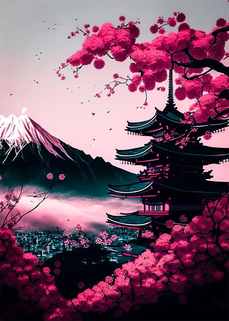 Canvanation 21 / 50x70cm Affiche Pop Art Neon Japon Tokyo Rue