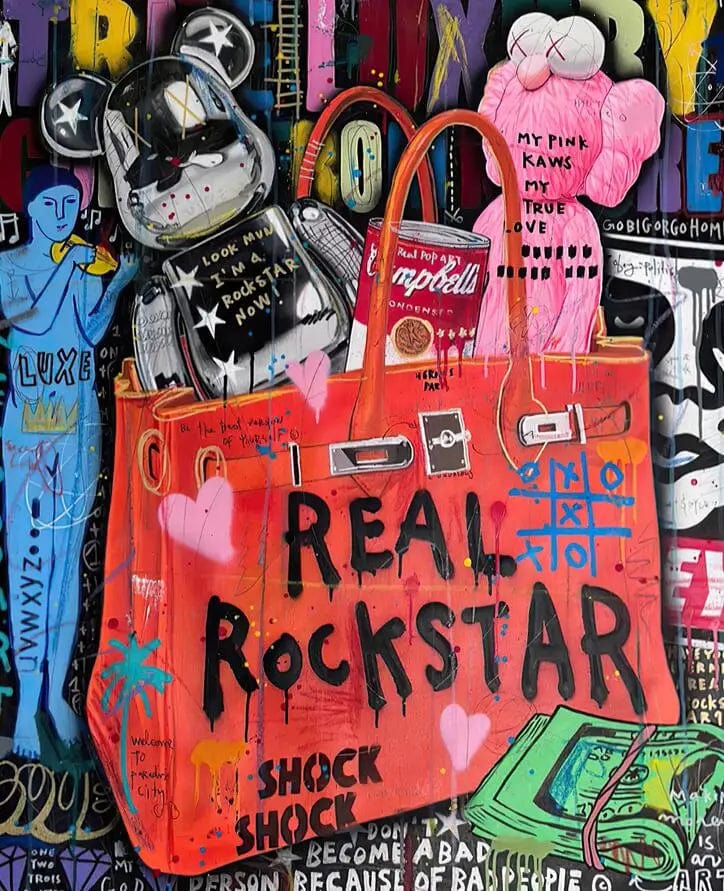 Canvanation PF 13514 / 60X90cm Sans Cadre Poster Street Art Sac Hermès