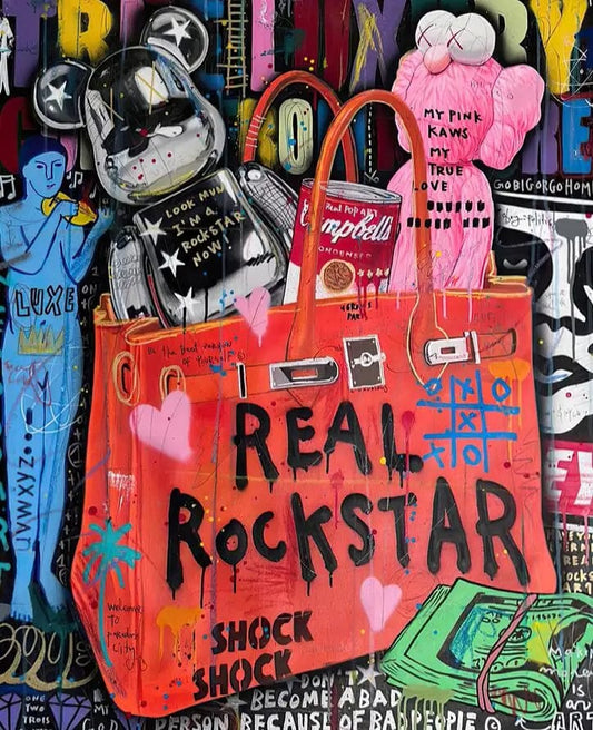 Canvanation PF 13514 / 60X90cm Sans Cadre Poster Street Art Sac Hermès