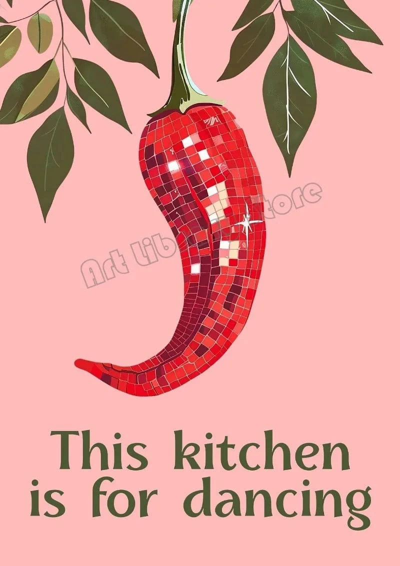 Canvanation 30X45cm / 1 Affiche Fruits Retro