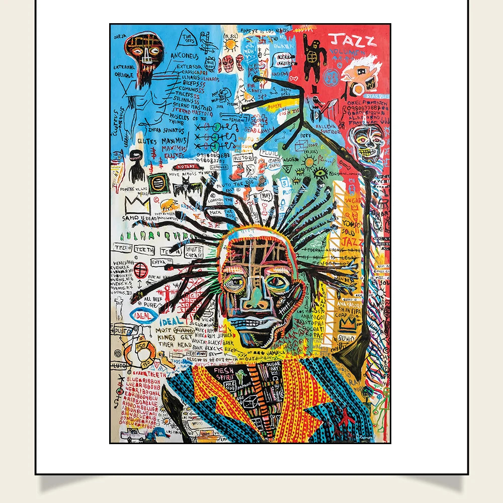 Affiche Art Abstrait Africain
