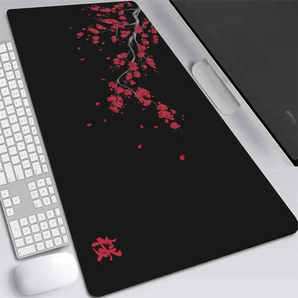 Canvanation BLACK-6 / 900x400x2mm Tapis De Souris - Japon Cerisier