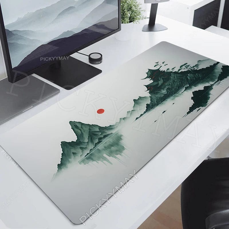 Canvanation WA00111 (3) / 900x400x4mm Tapis De Souris - Paysage Encre Japon