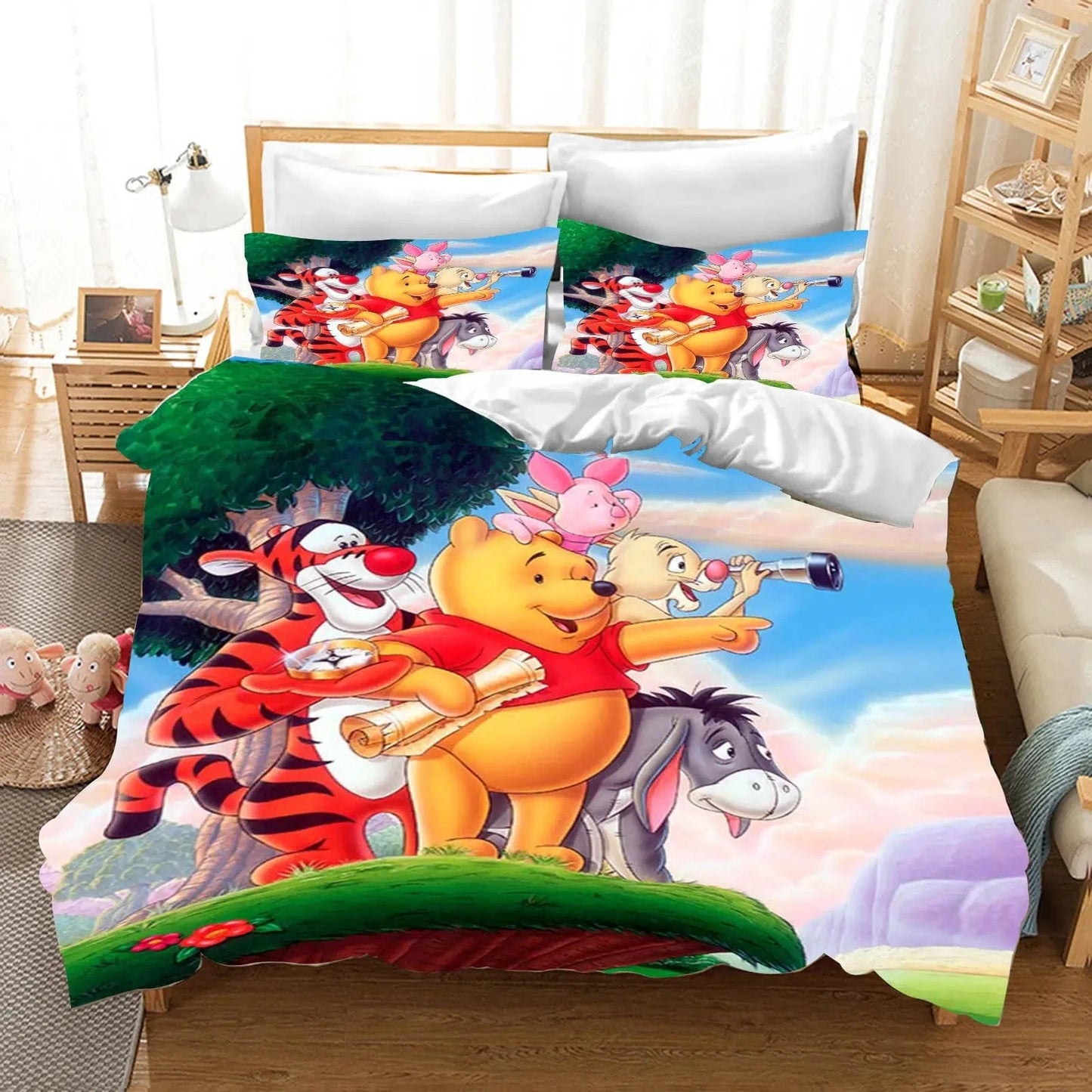 Canvanation 9 / 200x200cm Housse De Couette - Winnie L'Ourson