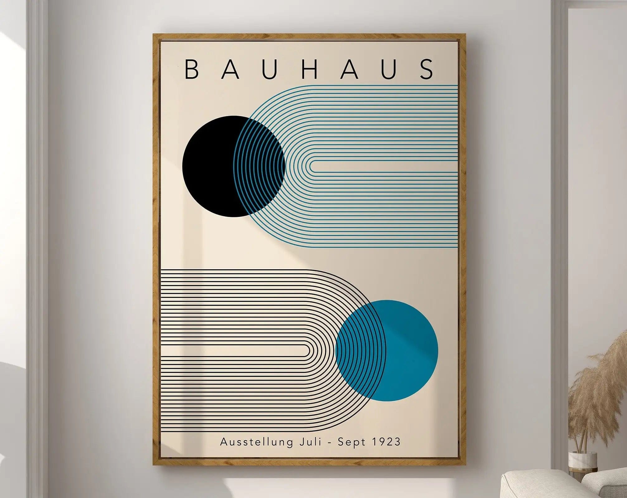 Canvanation 24 / 20x30cm Affiche Moderne Salon Bauhaus