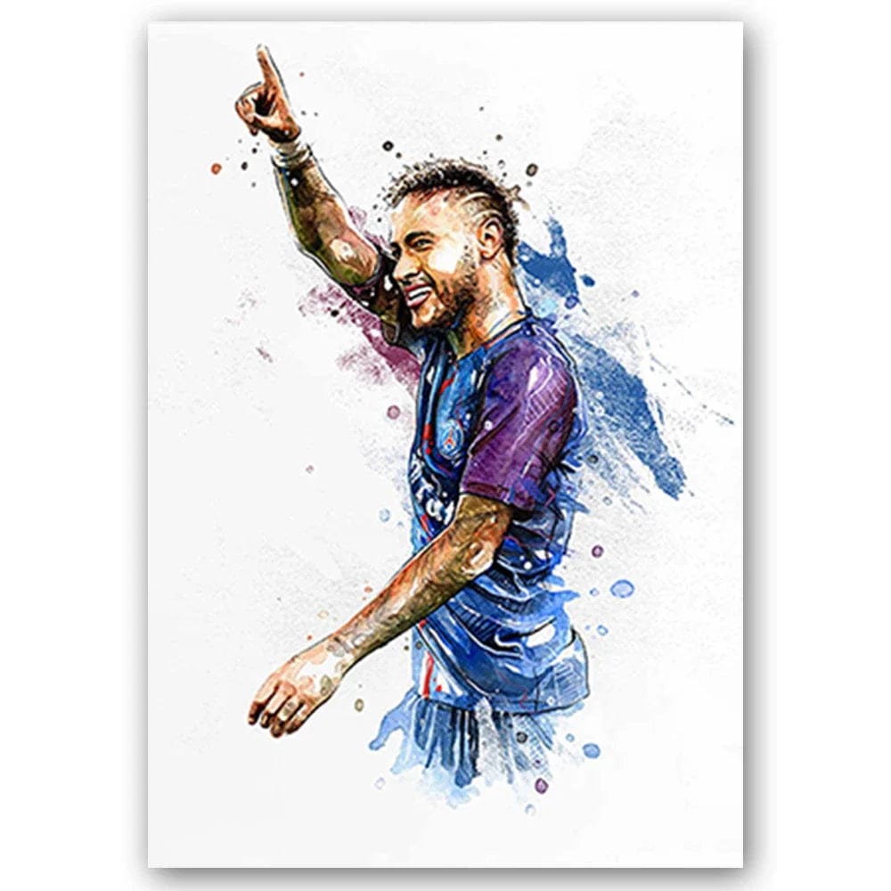 Canvanation 15 / 40x60cm Affiche Joueur De Foot Professionnel