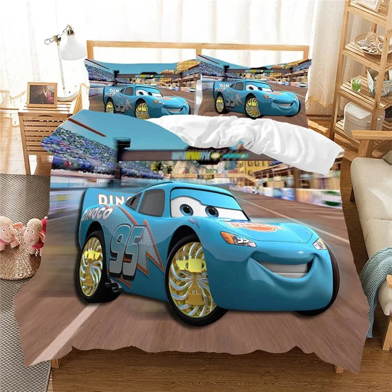 Canvanation 5 / EU Single135x200cm Housse De Couette - Lightning McQueen