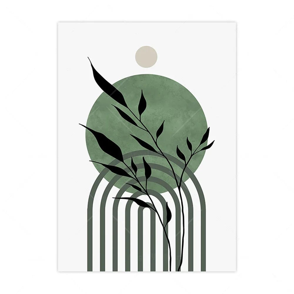 Canvanation PICTURE 2 / 50x70cm Affiche Triptyque Boheme Vert