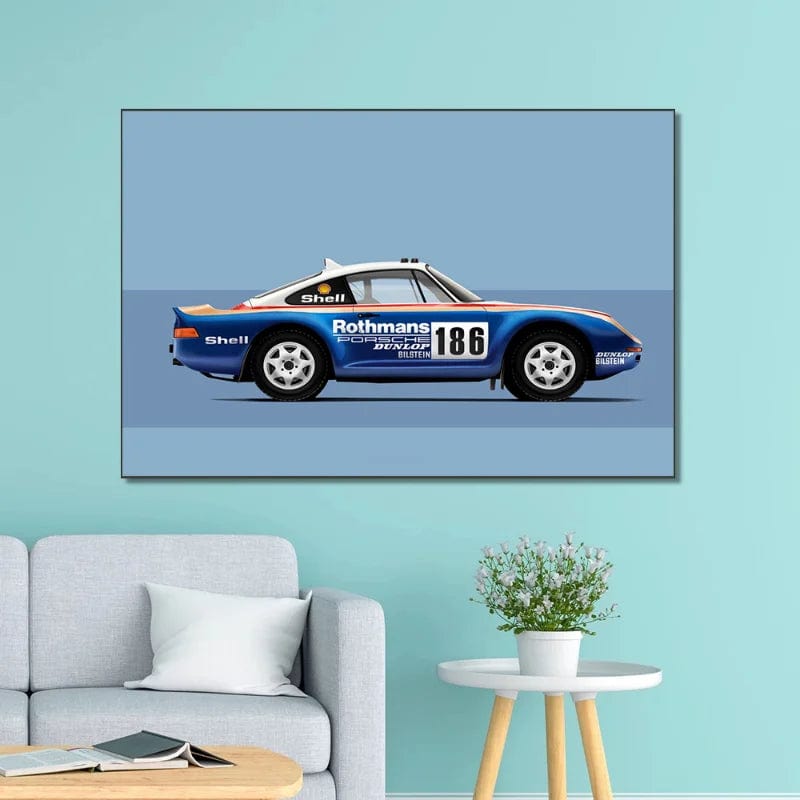 Canvanation Affiche Voiture Sport Course Formule
