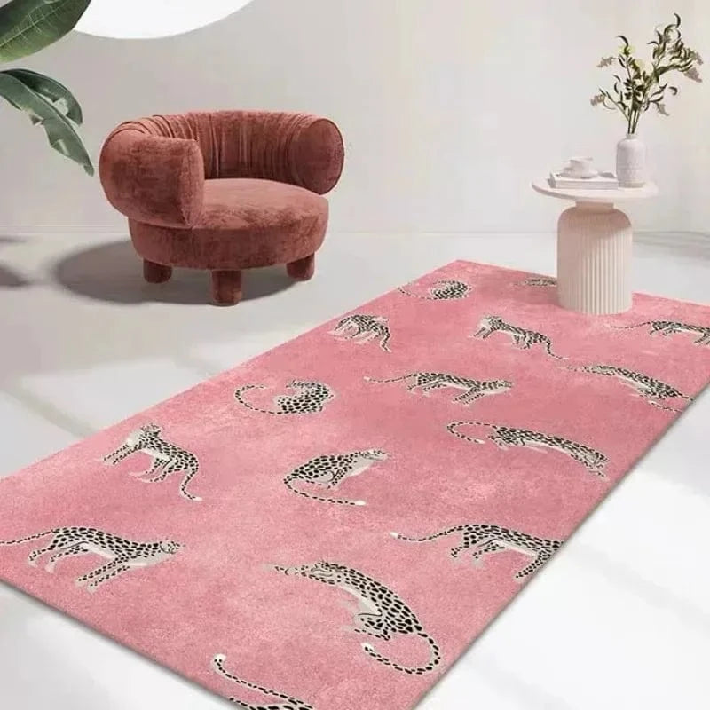 Canvanation Tapis De Chambre - Leopard Luxe
