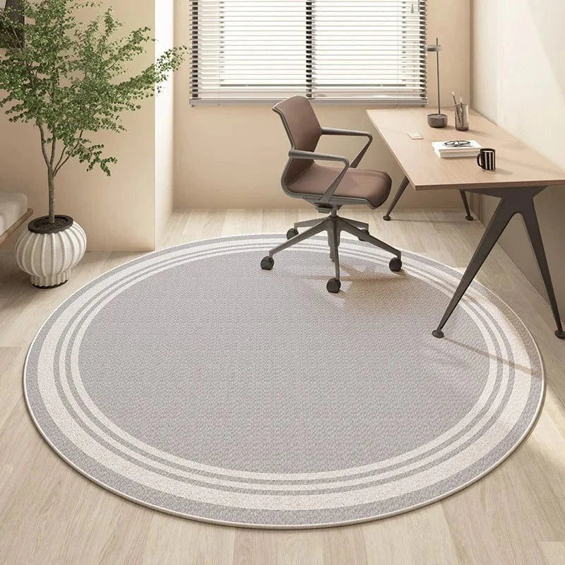 Canvanation QR-019 / 60X60CM(2X2FT Tapis De Sol Rond Pour Chambre, Bureau Ou Salle De Jeux – Antidérapant & Confortable