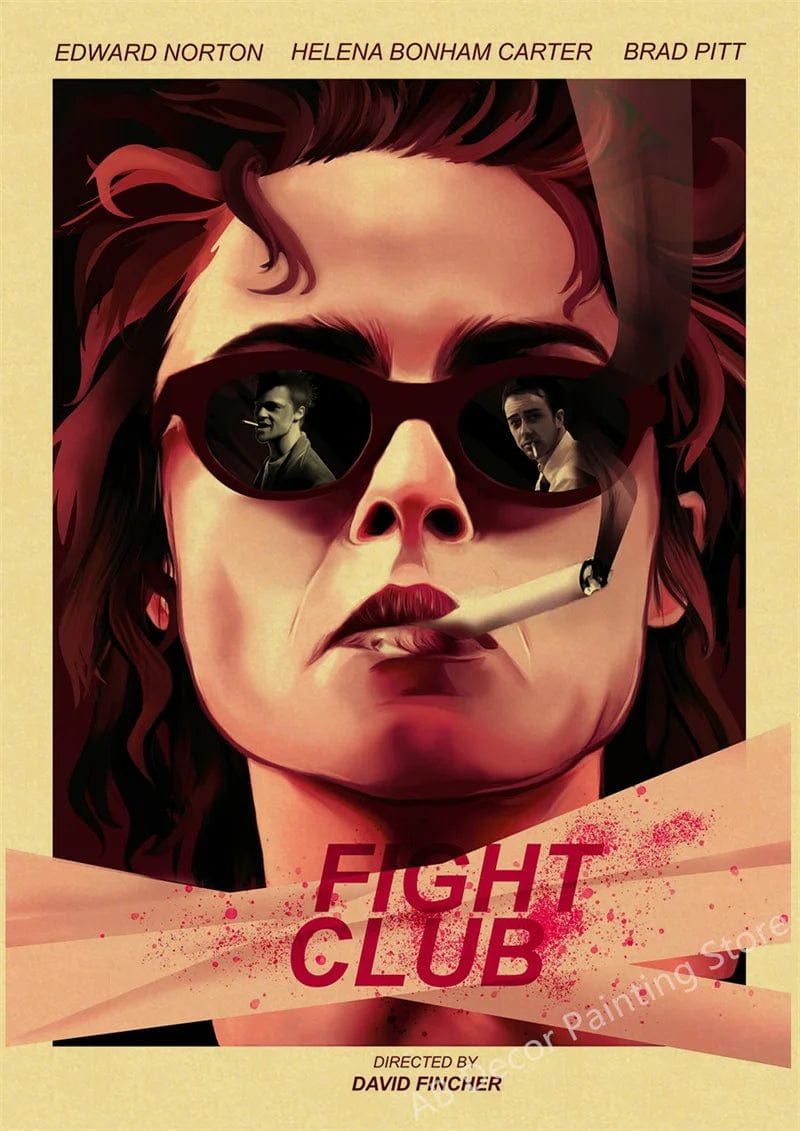 Canvanation 8 / 42cmx30cm Poster Film Vintage Fight Club
