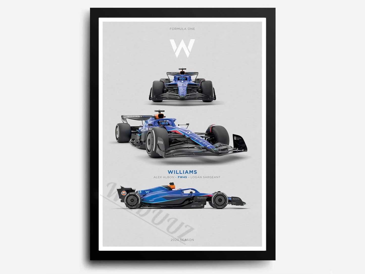 Canvanation 5 / 40x50cm Affiche 2023 Saison Retro Formule 1 80S