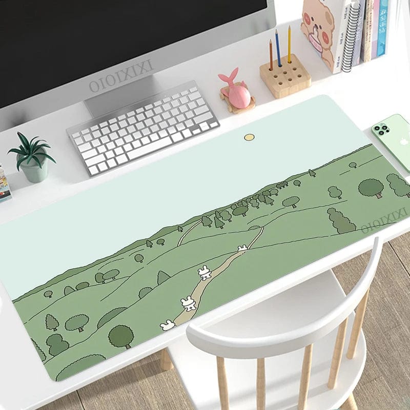 Canvanation Tapis De Souris  - Cute Lapin Dessin Anime