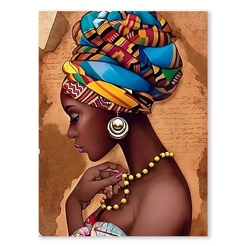 Canvanation 03 / 15X20cm Affiche Femme Africaine Pop Art