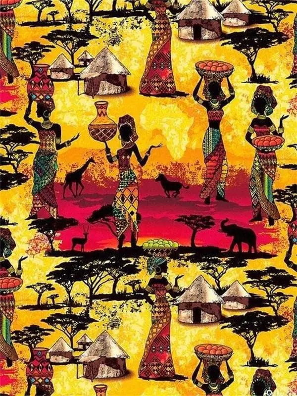 Canvanation PF40951 / 30x45cm Affiche Africaine Traditionnel