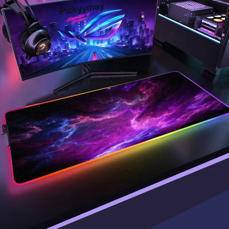 Canvanation SA00060 / 400x900x3mm Tapis De Souris - Espace RGB
