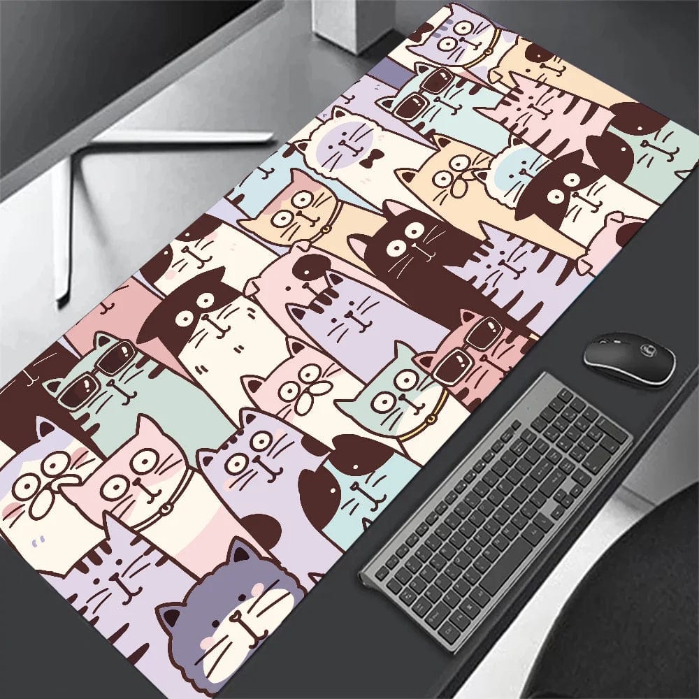 Canvanation z10 / 900x400x4mm Tapis De Souris - Kawai Chat