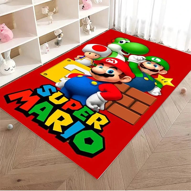 Canvanation Style B / 160x200cm (63x79in) Tapis De Chambre - 3D Super Mario Bros HD