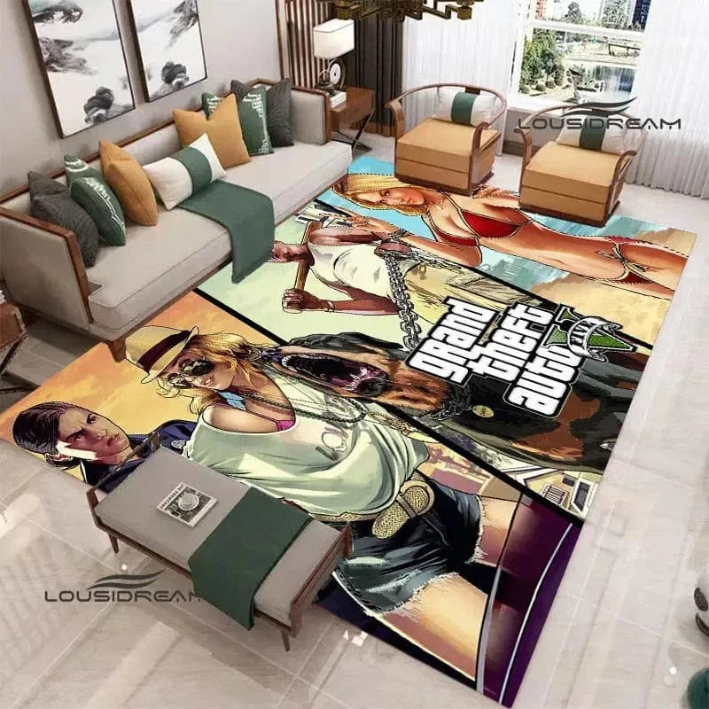 Canvanation 18 / 80x120cm Tapis de Chambre GTA