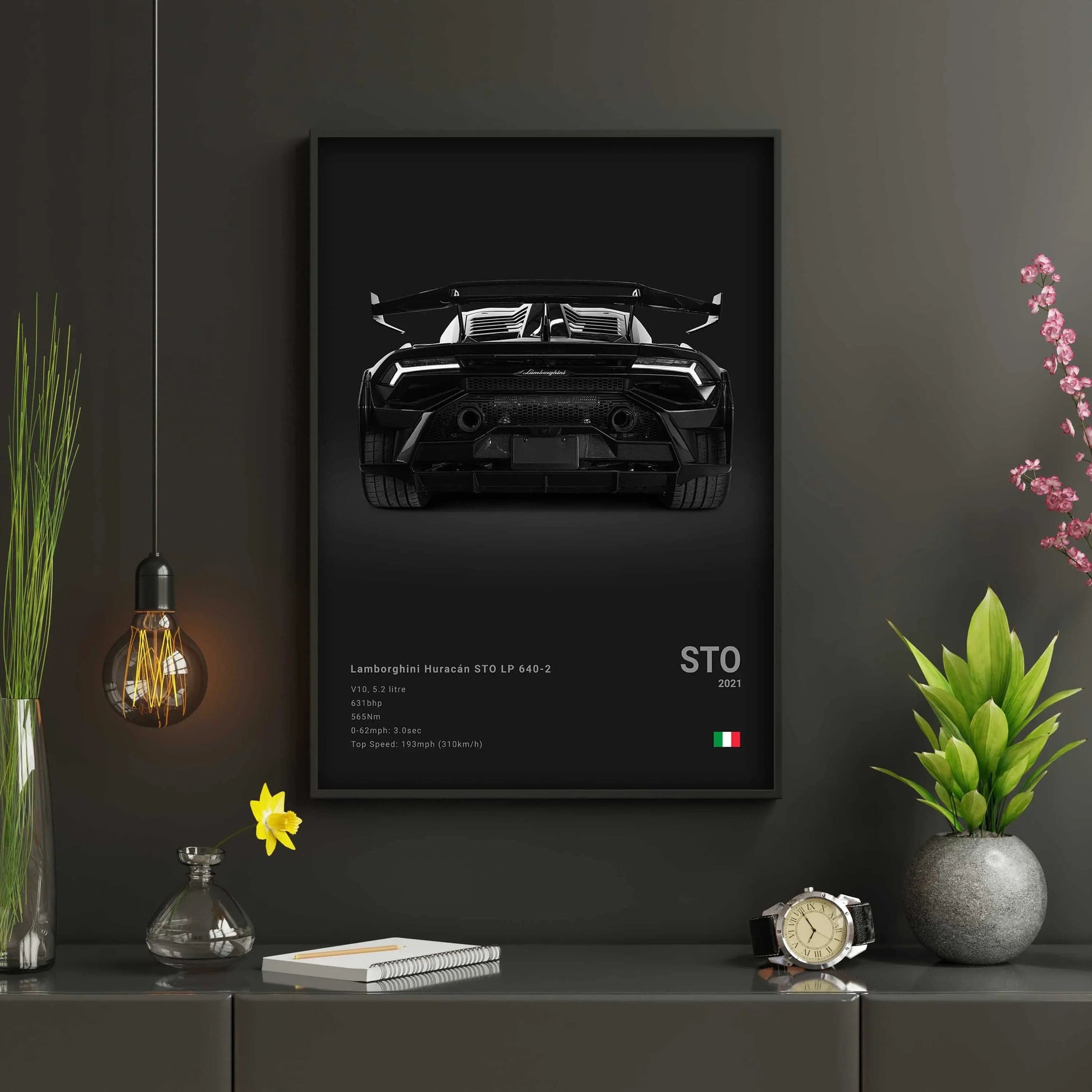 Canvanation Affiche Voiture Lamborghini Luxe Sto Veneno Urus Aventador SVJ