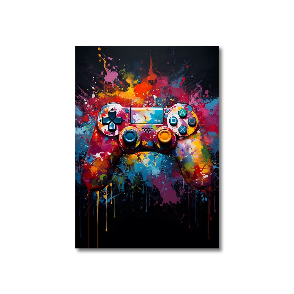 Canvanation WL-83391 / 50x70cm Affiche 80s 90s Coloré Neon Cyberpunk