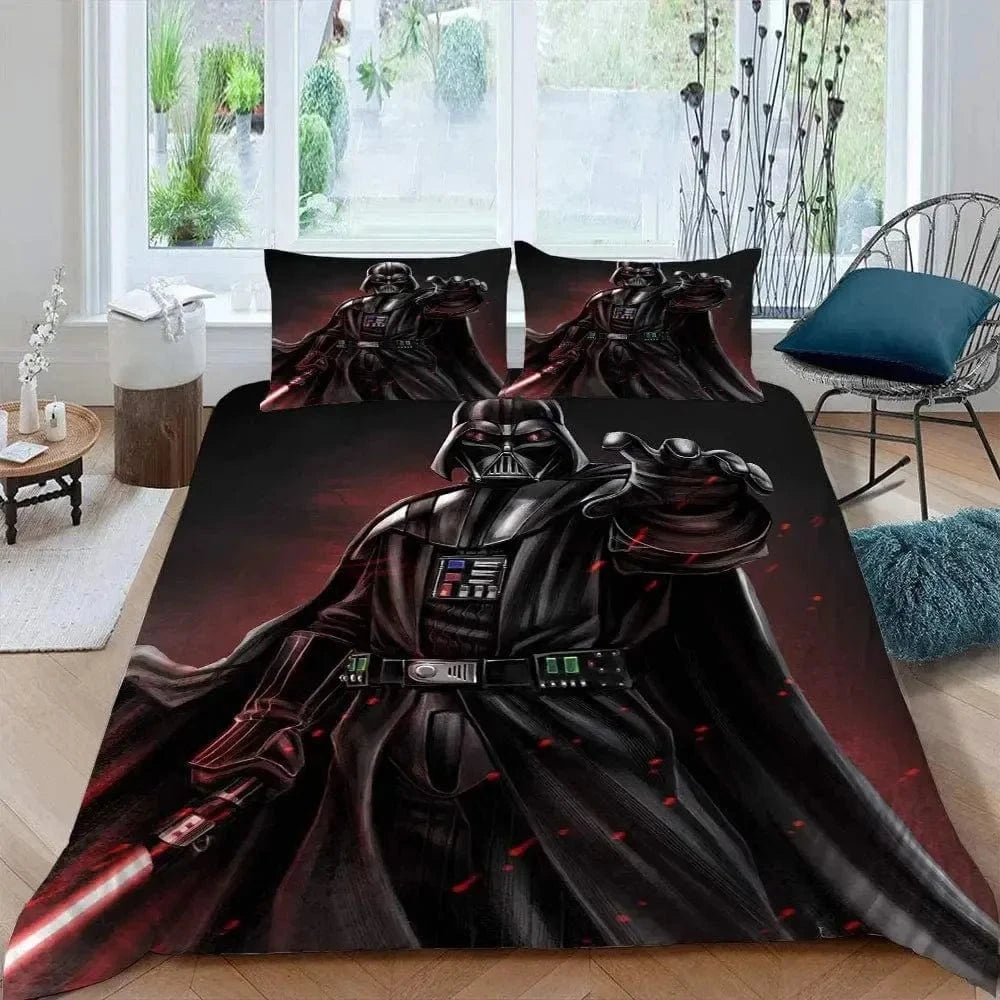 Canvanation A / 210x210cm Housse De Couette - 3D Yoda Darkvador Star