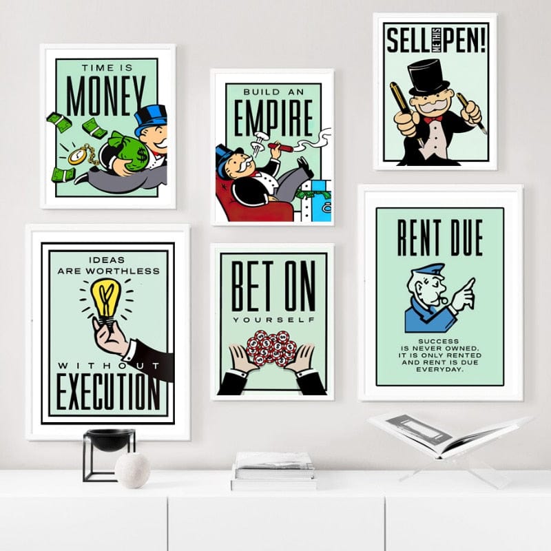 Canvanation Affiche Monopoly Motivation