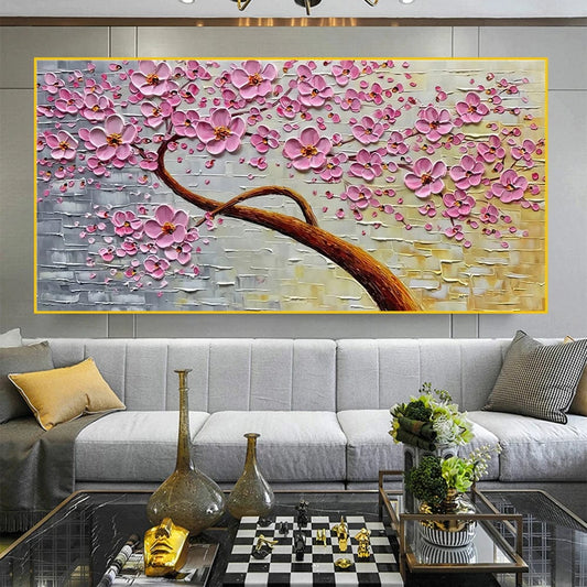 Canvanation 70x140cm Affiche Arbre De Vie Symphonie de Feuilles