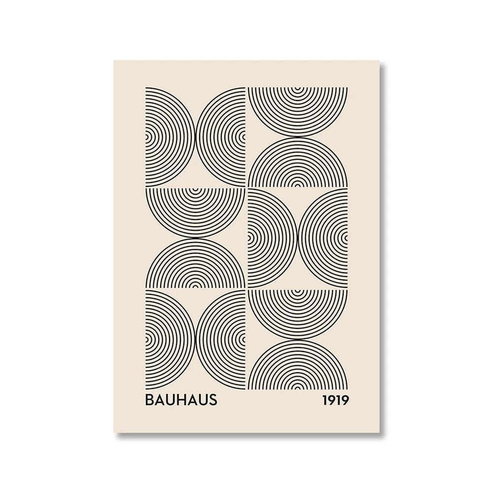 Canvanation QP10816-3 / 40x60cm Affiche Abstrait Bauhaus