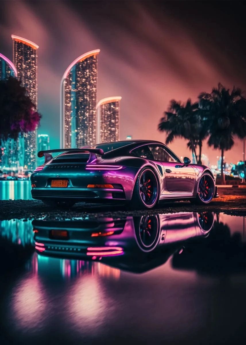 Canvanation 16 / 30x40cm Affiche Voiture Retro Nissan Skyline GTR