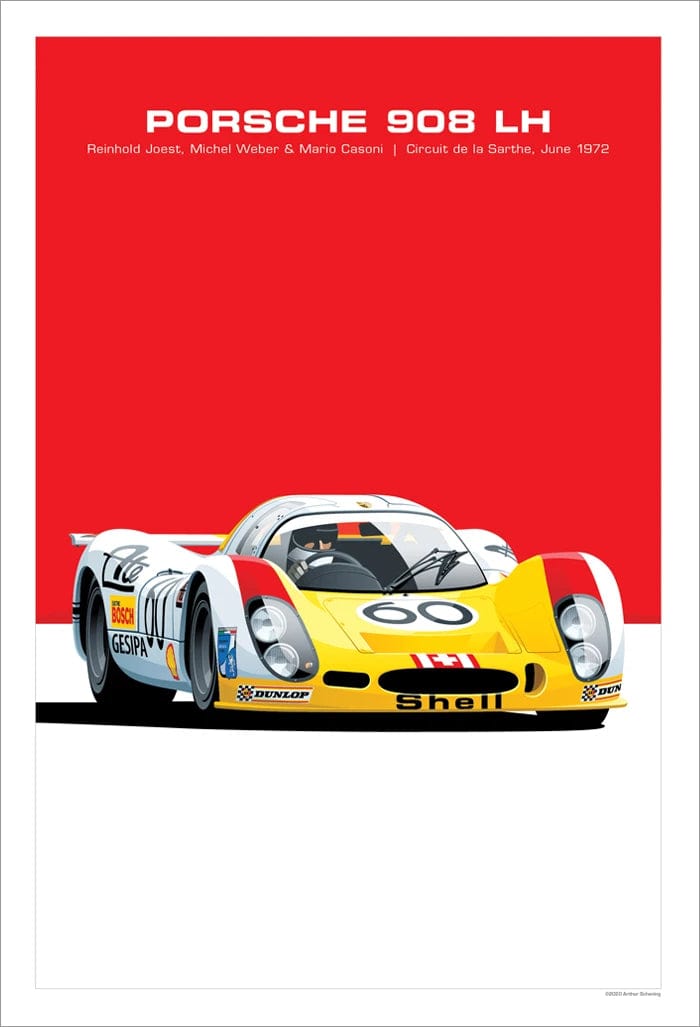 Canvanation 20 / A4 20x30cm Affiche Retro Voiture GTR