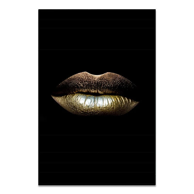 Canvanation PF 545 / 58x90CM Affiche Femme Africaine Noir Or