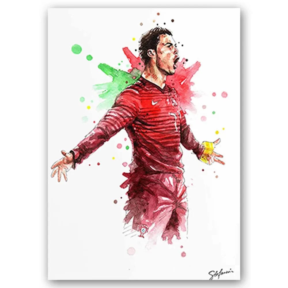 Canvanation 11 / 40x60cm Affiche Joueur De Foot