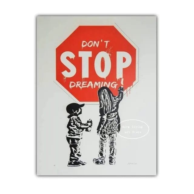 Canvanation Affiche Banksy Street Art Chambre