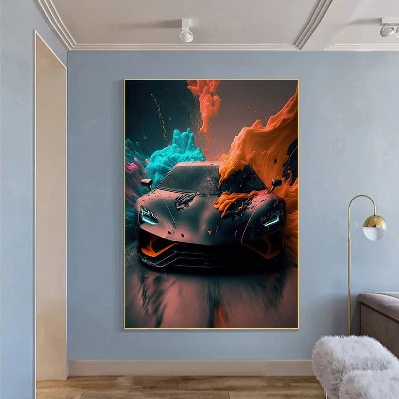 Canvanation Affiche Voiture Luxe Coloré