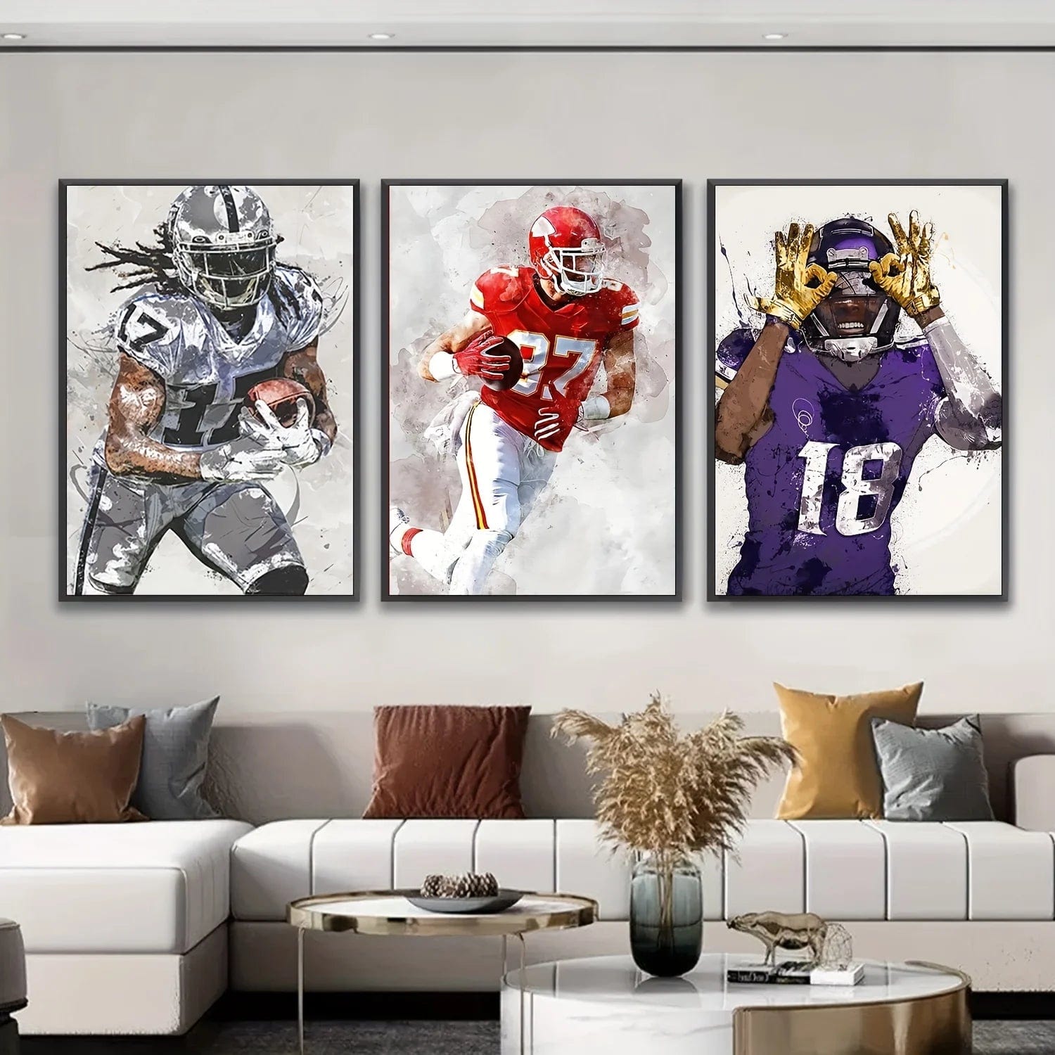 Canvanation Affiche Football Americain All Star